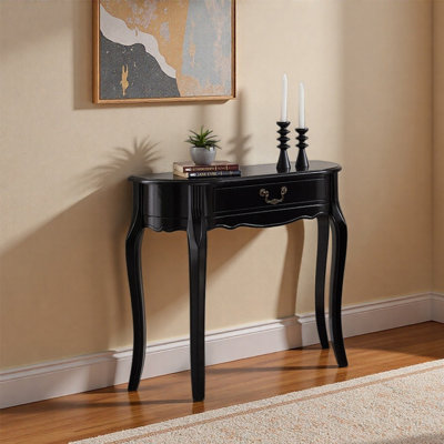 American-style curved entrance cabinet