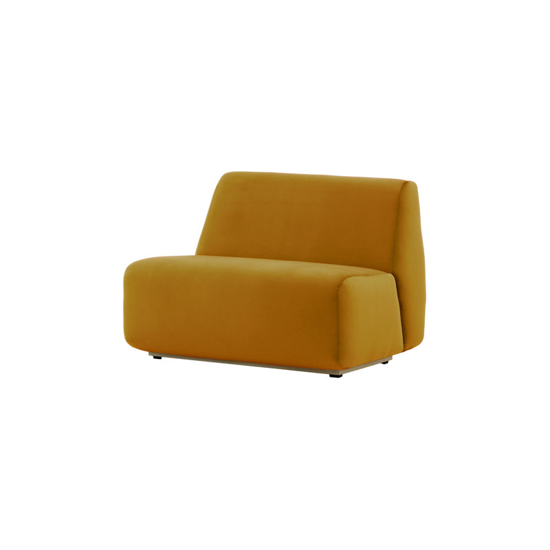 Dilly Loveseat, Mustard Yellow