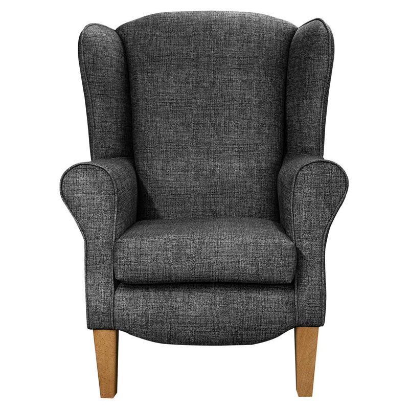 81cm Wide Tufted Wingback Chair