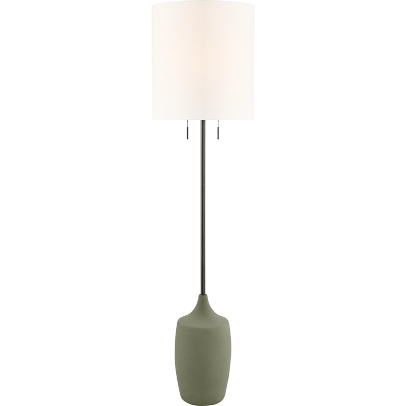 Richard June Transitional Sayer Floor Lamp, Sage