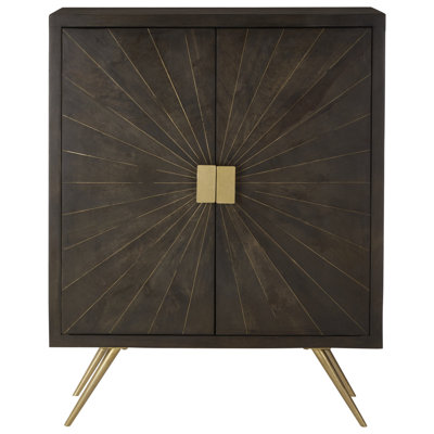 Donagh 89cm Solid Wood Sideboard
