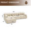 Canapé modulaire en velours 70,8 po pour salon Moda-437096885