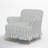 Maggie Ruffle Slipcover Armchair-114037394