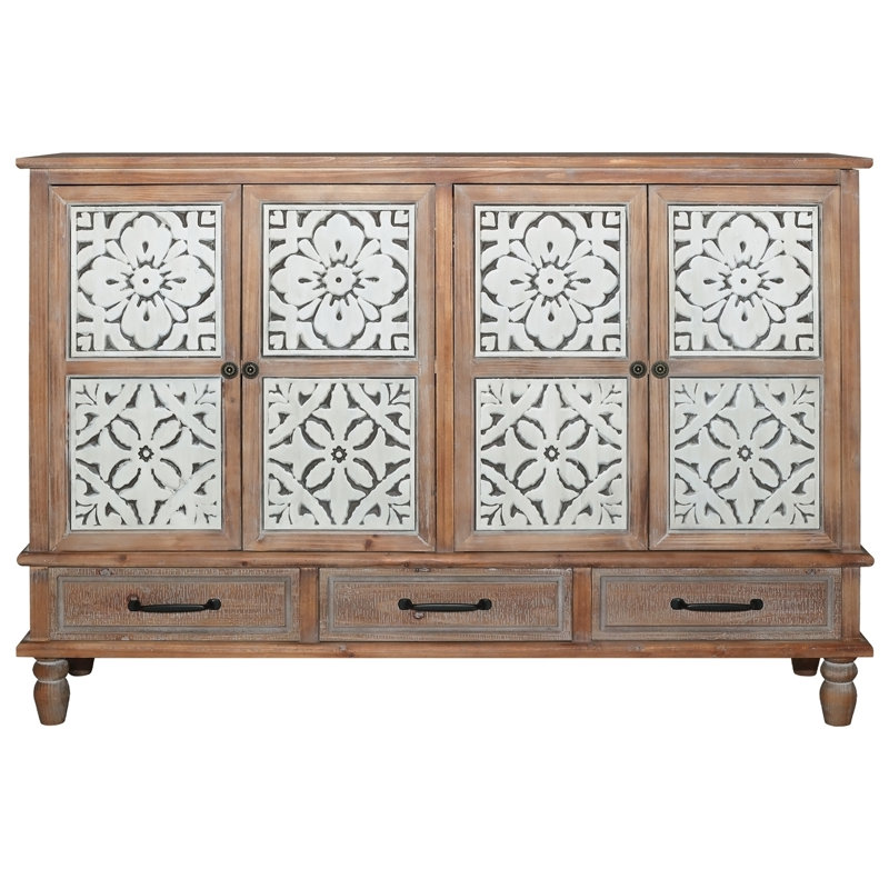 Armoire d'appoint 59,06 po Chic Natural Wood