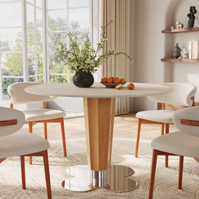 Four-leaf Clover Round Dining Table