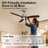 52" Outdoor Ceiling Fan with Light for Patio Garage Porch Indoor, Weather-Proof Blades & High-Airflow, Quiet DC Motor 3CCT Dimmable LED Ceiling Fan Remote-975477975-975477970