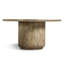 60" Stone Ridge Round Dining Table Light
