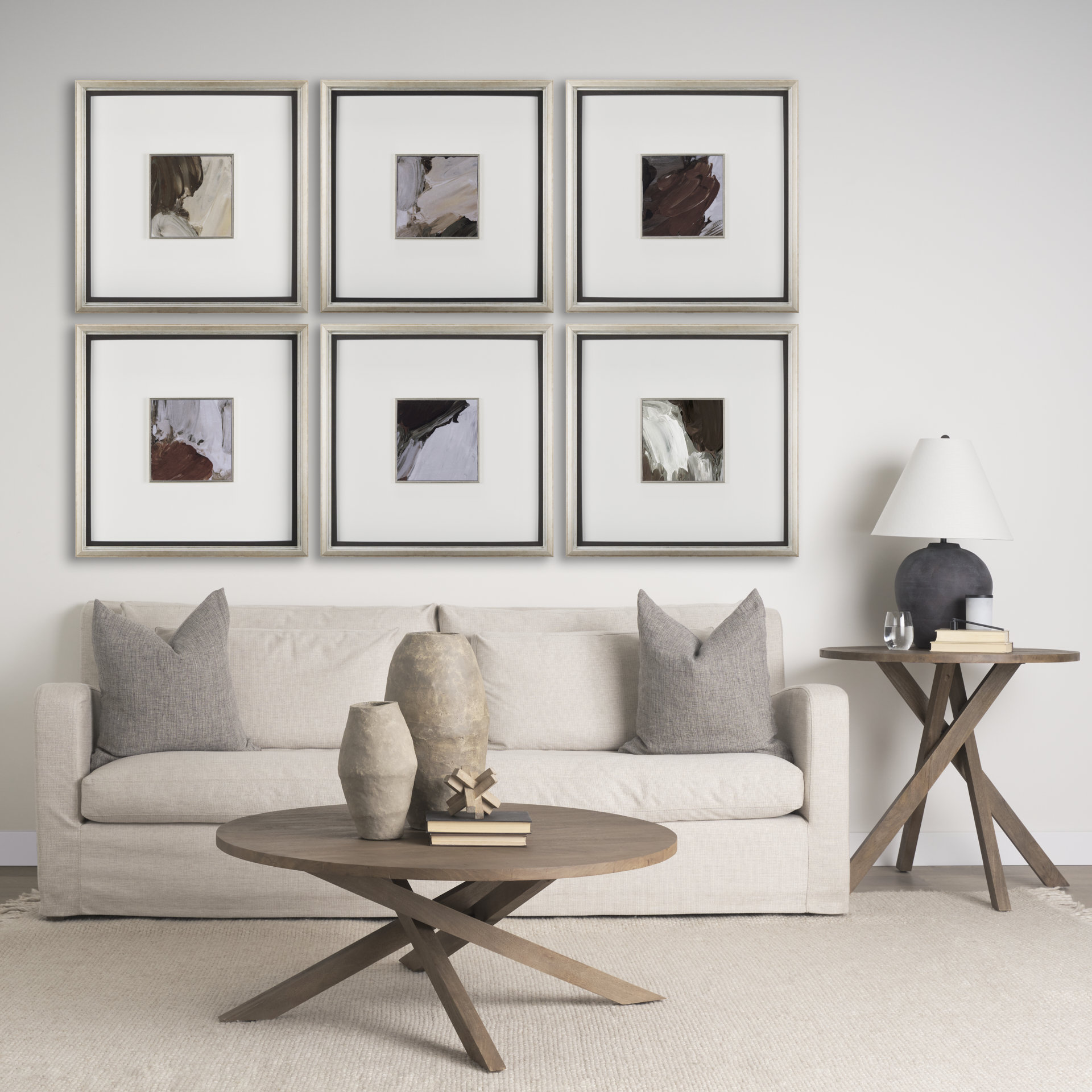 Curated visual reference: Gallery Detail: Orren Ellis Harmonic Vi A Hand Embelished Textured Framed Art