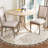 Jahiem Floral Handwoven Wool Area Rug in Ivory/Taupe-1631610171