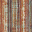 Grunge Metallic Rusty Corrugated Metal Effect 33' L x 21" W Wallpaper Roll-59684441