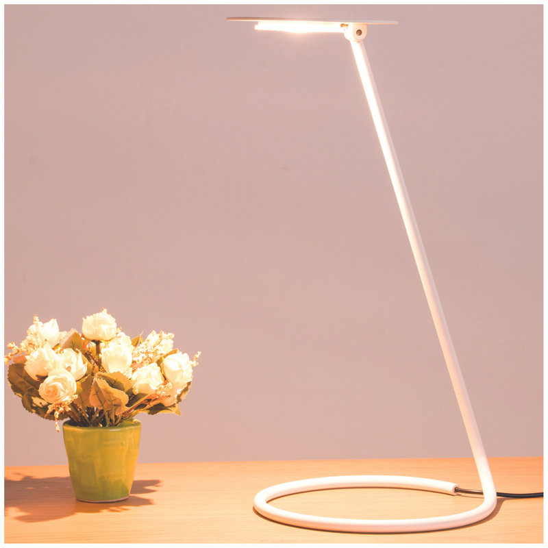 15" Tall "Andi" adjustable LED Desk Lamp, White