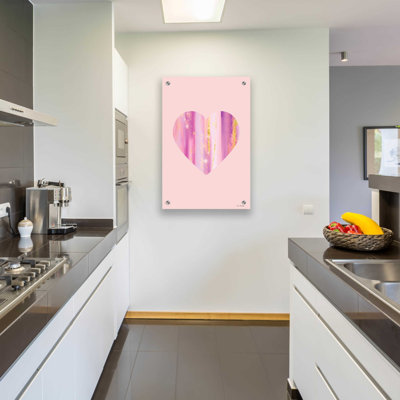 'Happy Heart II' by Seven Trees Design, Acrylic Glass Wall Art
