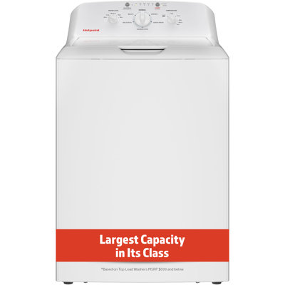 Hotpoint® 4.0 cu. ft. Capacity Washer with Stainless Steel Basket,Cold Plus and Water Level Control​