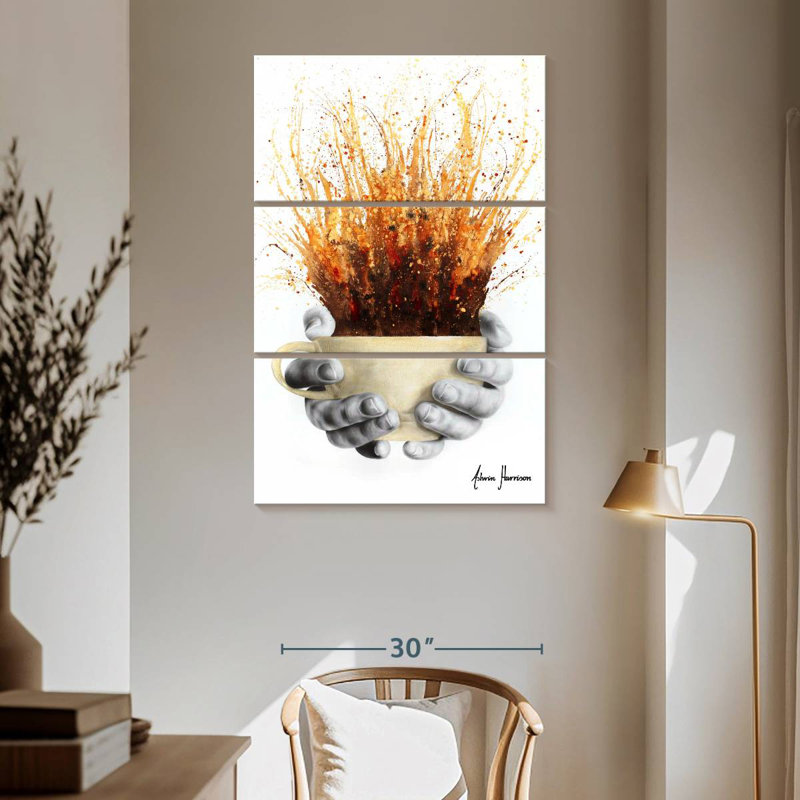 Yarlin Coffee Coffee Coffee, 65" H x 42" W