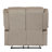 Transitional Microfiber Fabric Upholstered Loveseat