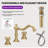 2-handle Bathroom Faucet with Drain Assembly-106069722