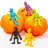 48 PCS Halloween Stretchy Skeletons