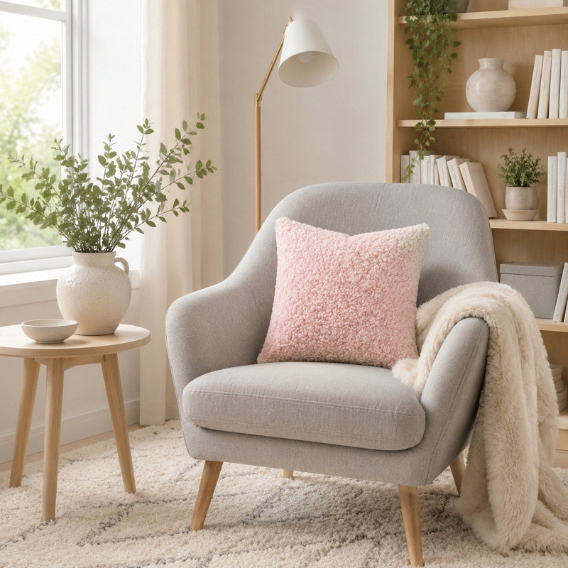 Coussin Teddy Teddy, Pink