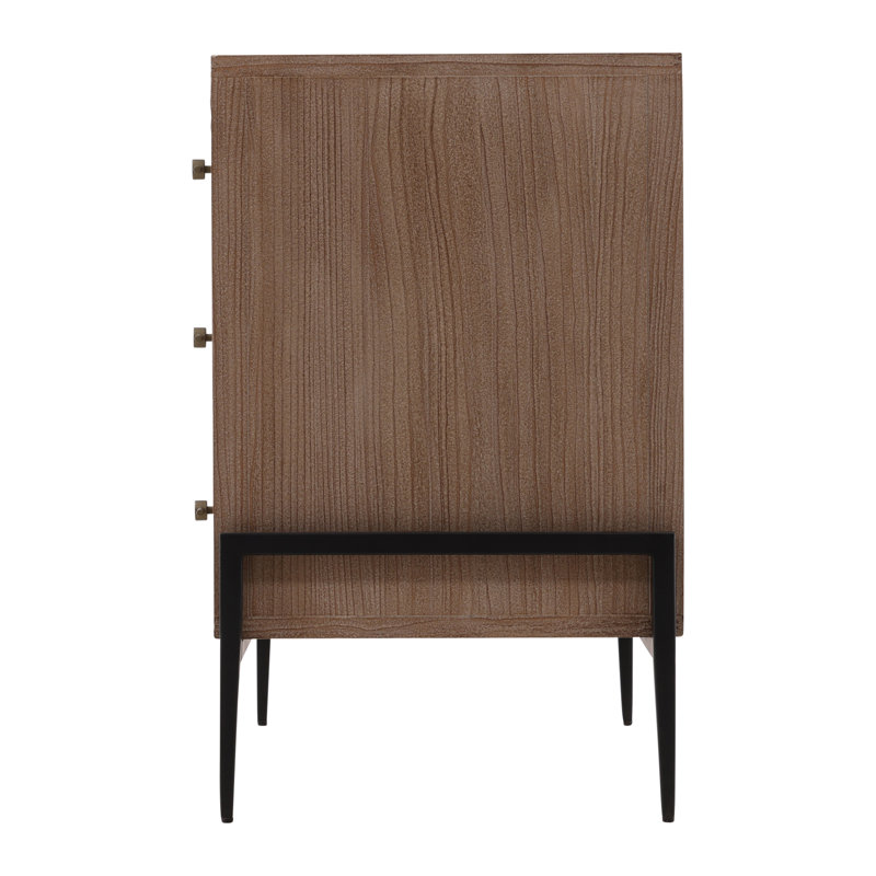 6 - Drawer Solid Wood Dresser, Brown
