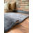 Dobney Premium Anthracite Carpet (2.5 x 3.3 Feet), 100% Polyester, 0.2 Inches Thick | Antibacterial & Machine Washable at 30°C | Soft, Durable, Ideal for Home & Office Decor, Easy to Clean & Maintain-457279619