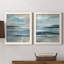 «Distant Drama I», ensemble de 2 peintures sur toile encadrées-654027377-654027379