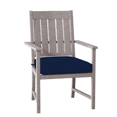 Croquet Patio Dining Armchair with Cushions