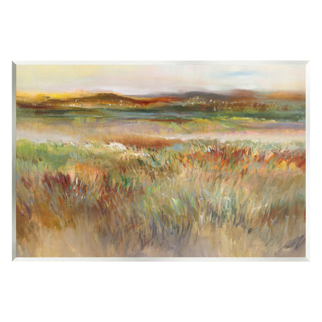 " Countryside Grassland Nature View " by K. Nari Painting Print Stupell Industries 