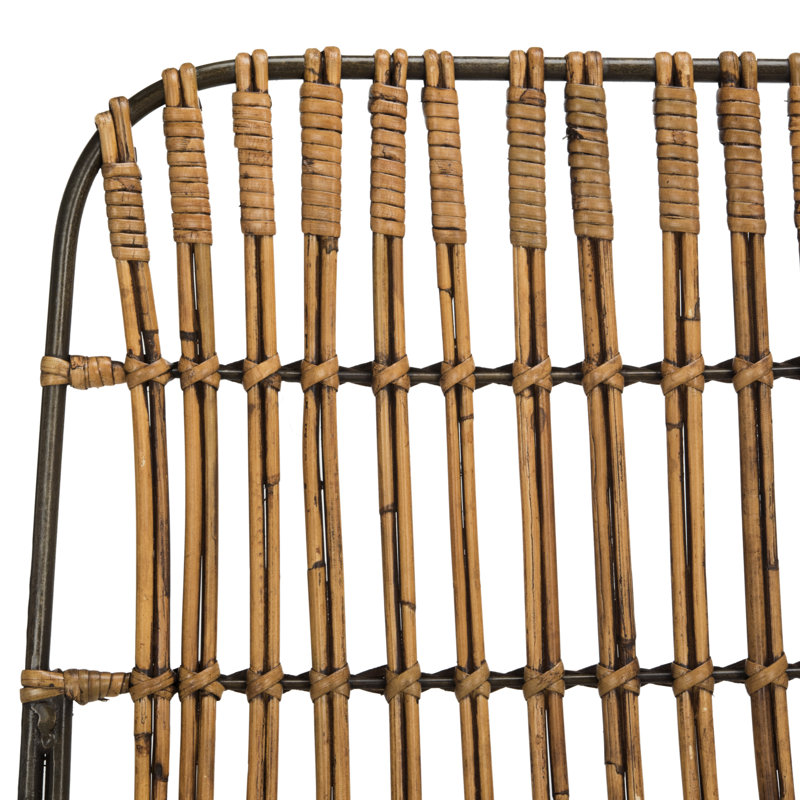 Tabouret de bar et de comptoir Lisdale, Brun naturel délavé, Tabouret de comptoir (siège d’une hauteur de 23