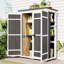 Remise extérieure en bois Joe avec portes verrouillables et toit imperméable-111086634