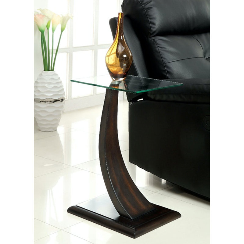 Frascati Glass Top End Table