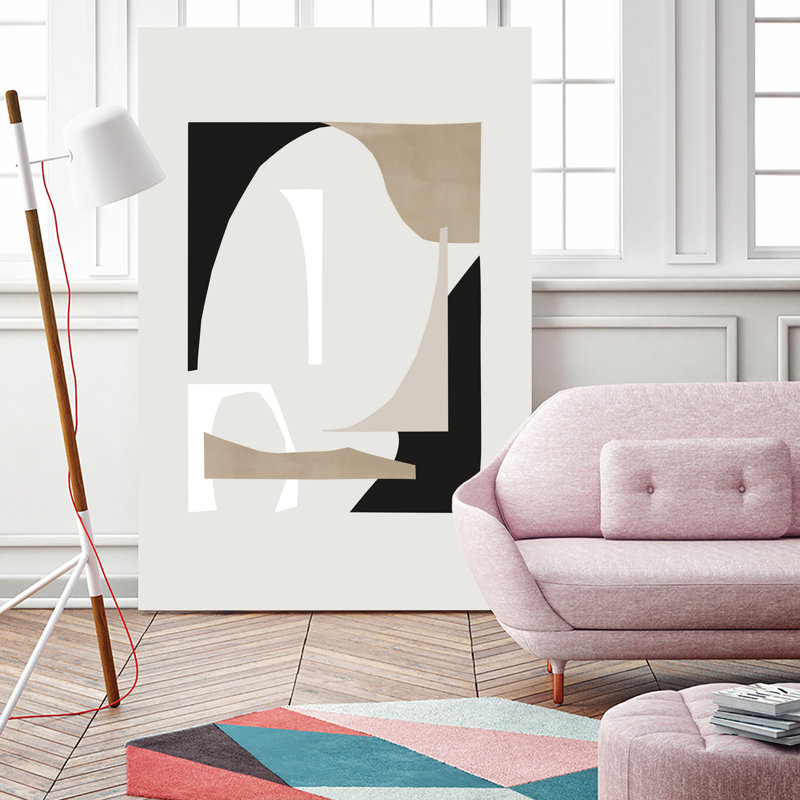 «Abstract Shapes 3» par Mareike, H 72 po x l 48 po