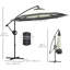 Parasol en porte-à-faux 115,4 po Peyter-573362934