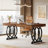 63" Executive Desk With Metal Base-1386175254