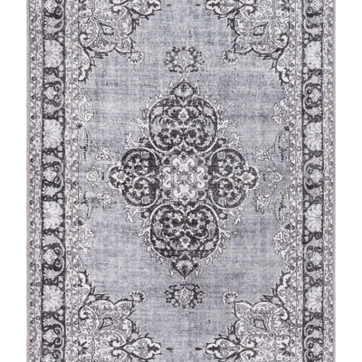 Nile Vintage Power Loom Grey Rug