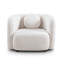 Chaise d'appoint rembourrée pivotante demi-tonneau, ensemble de 2-2081993561
