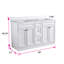 Meuble-lavabo double 60 po