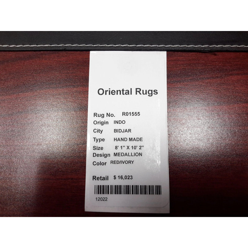 Oriental Area Rug in Red