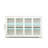 White Kitchen Storage Cabinet With Glass Door. Solid Construction For Reliable Performance. 2 Sliding Doors And Adjustable Shelf Maximized Storage. Painting. Non-Slip Base To Keep In Place E1 Grade