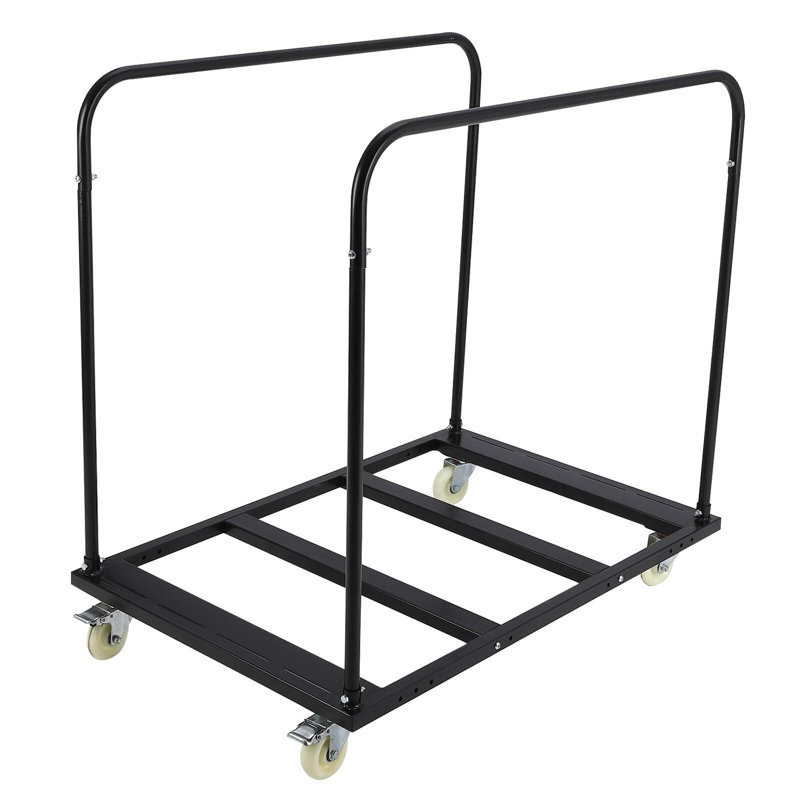 Chariot de table pliable, chariot de table robuste de 1800 lb