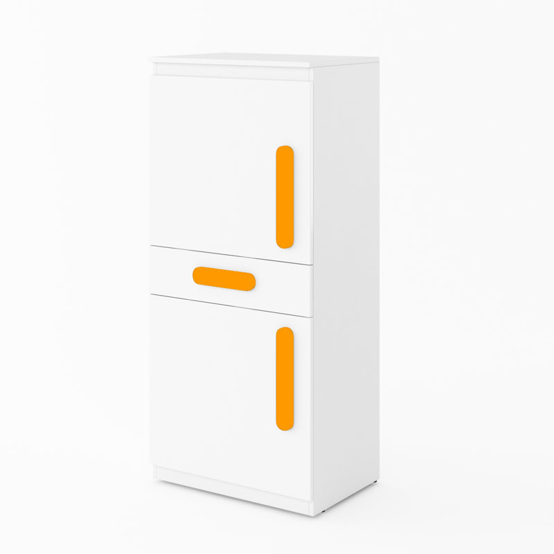 60cm Sideboard, Orange