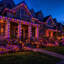 Guirlande lumineuse 12m100 à DEL orange mauve 8 modes d'éclairage Flash Fairylights à brancher pour fenêtre de jardin