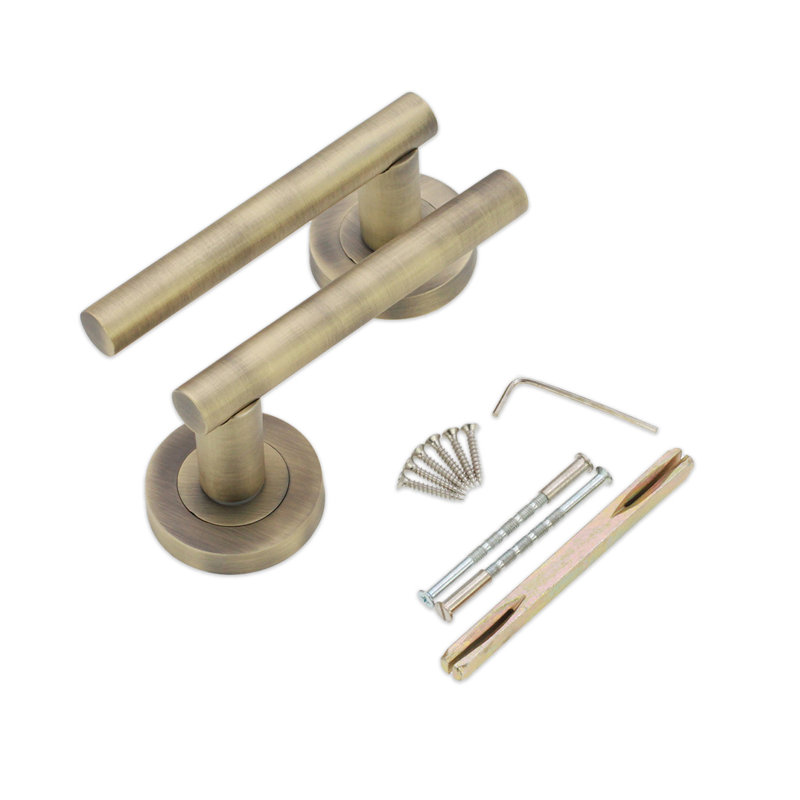Jura Lever Door Handle, Matt Antique