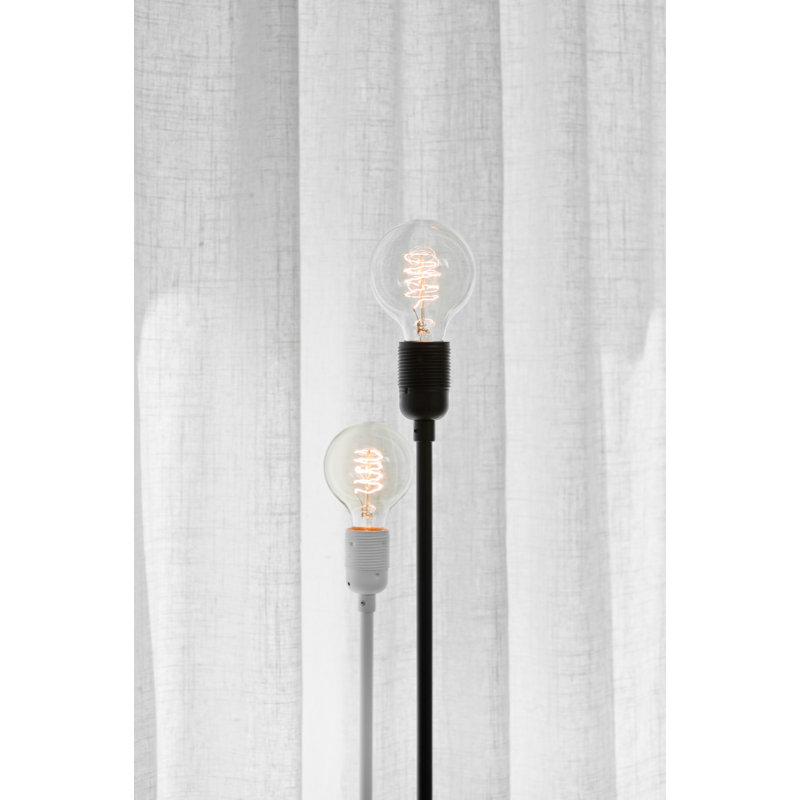 Bi 130cm Traditional Floor Lamp, Black