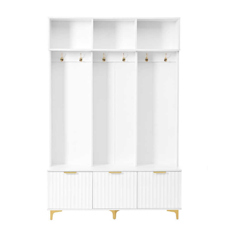 Grand portique de rangement avec banc ON-TREND