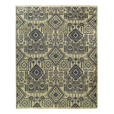 Tapis unique gris de 10 pi 1 po x 8 pi 1 po