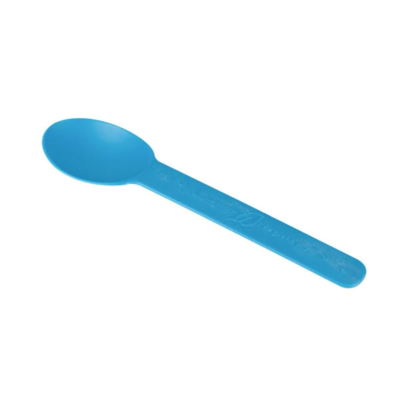  Heavy Weight Bio Based Blue Dining Catering Spoons (400)