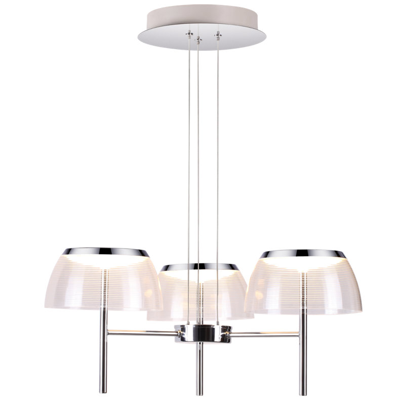 Crumley 3 - Light Shaded LED Chandelier