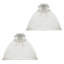 10cm H Glass Lamp Shade in Transparent