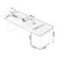Bureau double caisson en bois massif avec tiroirs Nut-brown-1206117225-1206117230