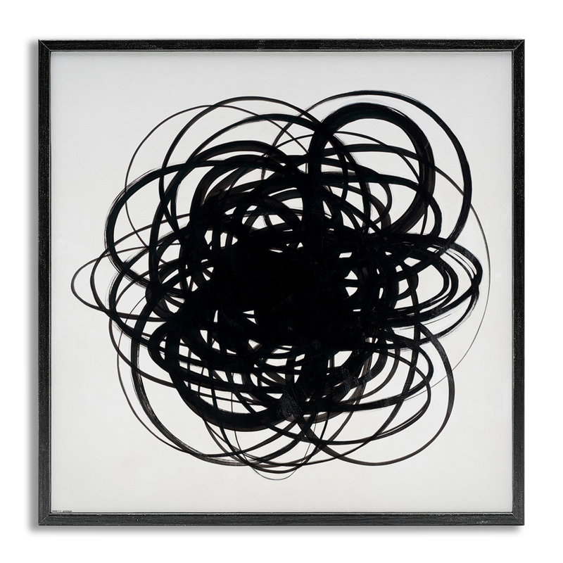 Giclée noire encadrée par KC Haxton, H 12 po x l 12 po, Estampe numérique Farmhouse